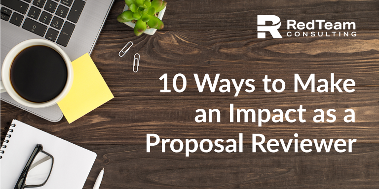 10 Ways to Make an Impact as a Proposal Reviewer