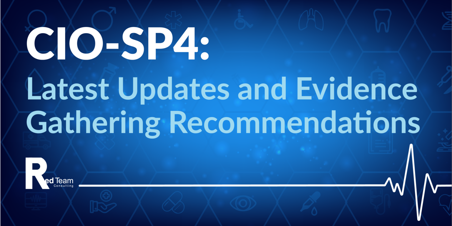 CIO-SP4 Changes and Evidence Gathering