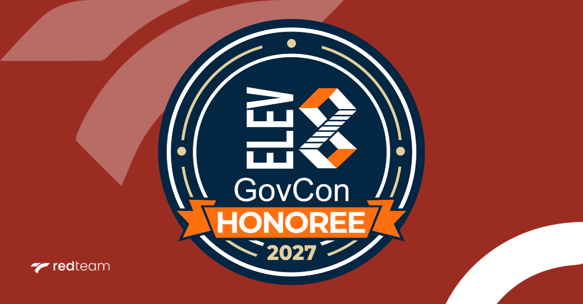 Red Team Consulting named a 2027 Elev8 GovCon Honoree by OrangeSlices